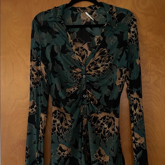 Free People Lucky Shirtee Blouse - Picture 4 of 6